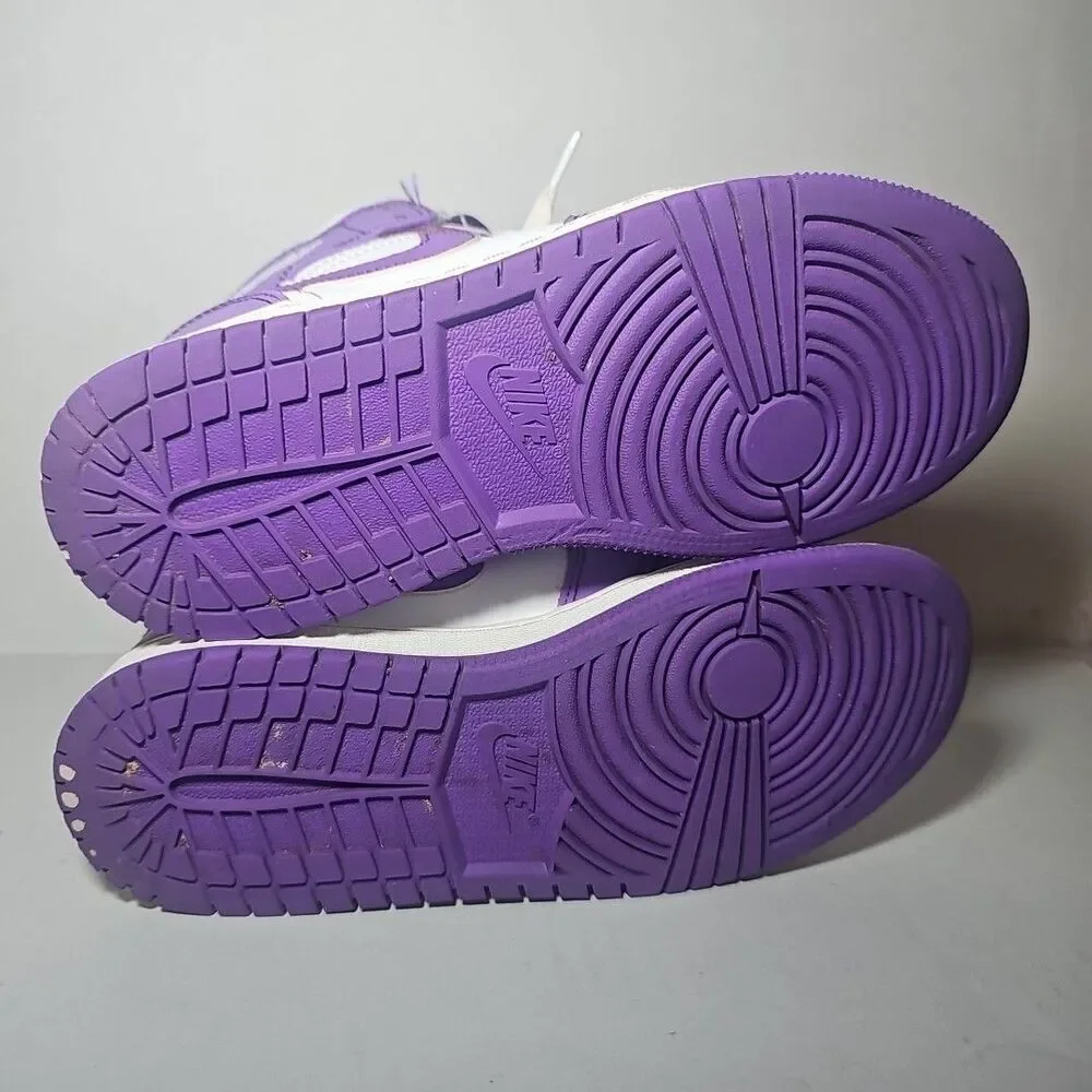 Nike Youth Purple Venom Air Jordans Hitops 4Y